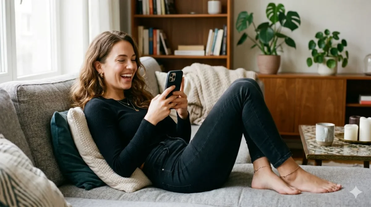 nice woman wants to chat with you
